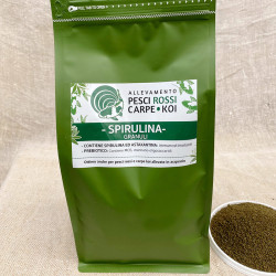 Spirulina granular food - ø 1,2-1,5 mm - Bag of 1kg / 3lt