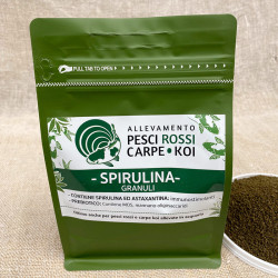 Spirulina granular food - ø 1,2-1,5 mm - 1 lt/300 gr